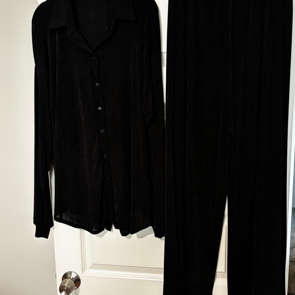 Fashion Nova Black Women's Pajama Set